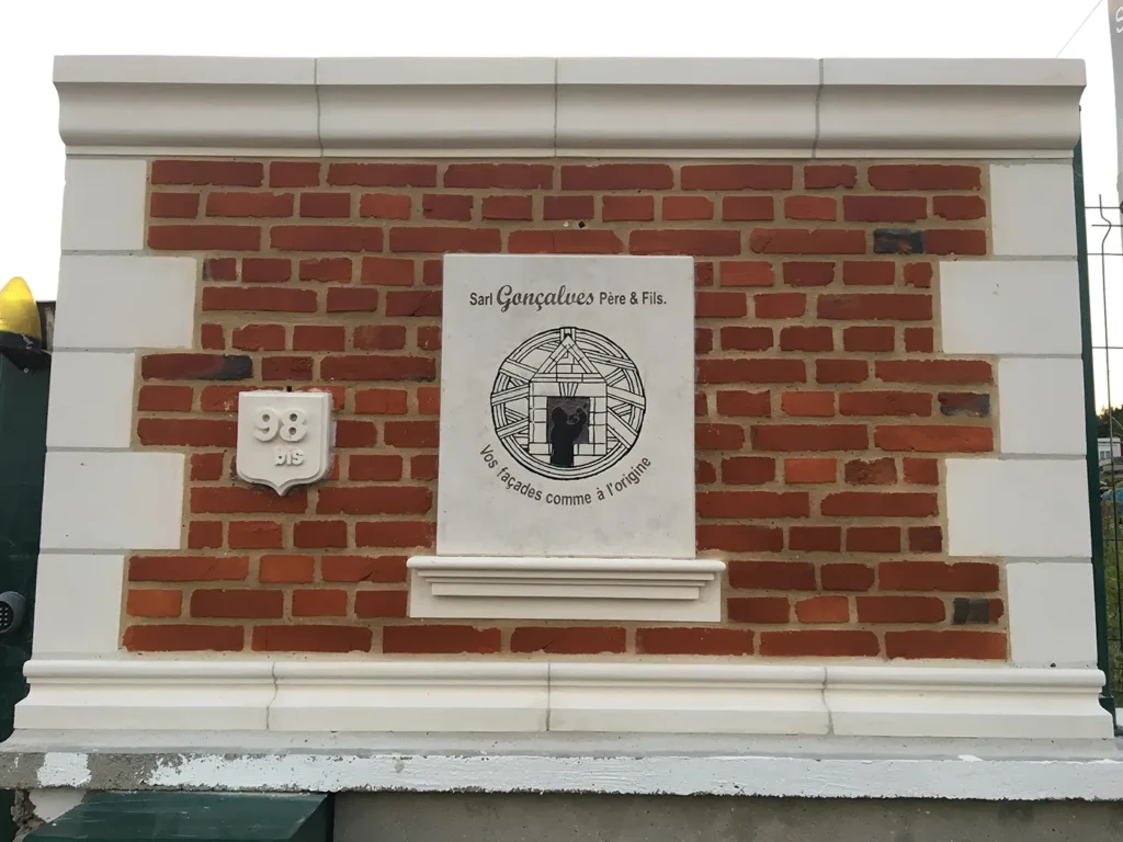 Plaque SARL Goncalves